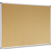 Cork Noticeboard (90 x 180cm) Aluminium Frame - With Installation