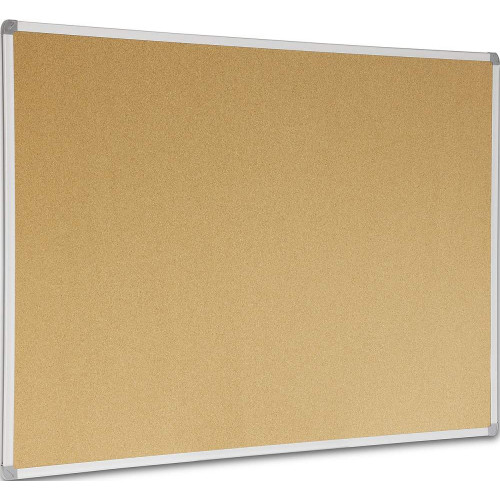 Cork Noticeboard (90 x 150cm) Aluminium Frame - With Installation