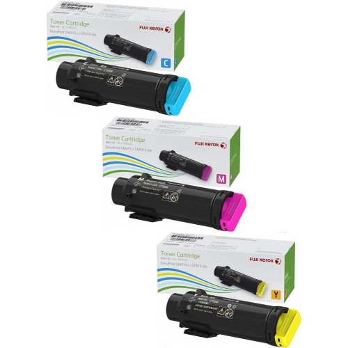 Fuji Xerox Toner Cartridge (CT202607, CT202608, CT202609) Colour