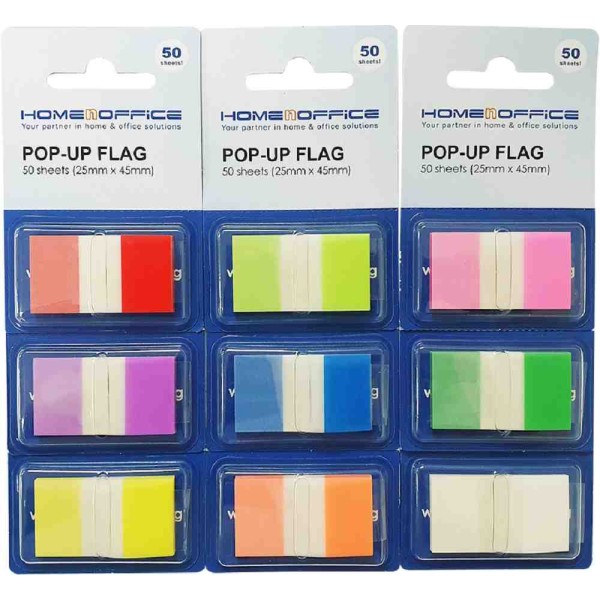 HnO Pop-Up Flags (1" x 1.7") Standard