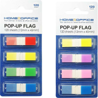 HnO Pop-Up Flags (0.5" x 1.7") 4-Colour