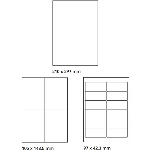 Mayspies Silver Polyester Labels 10'S