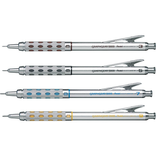 Pentel GraphGear-1000 Mechanical Pencil (0.3mm, 0.5mm, 0.7mm, 0.9mm)