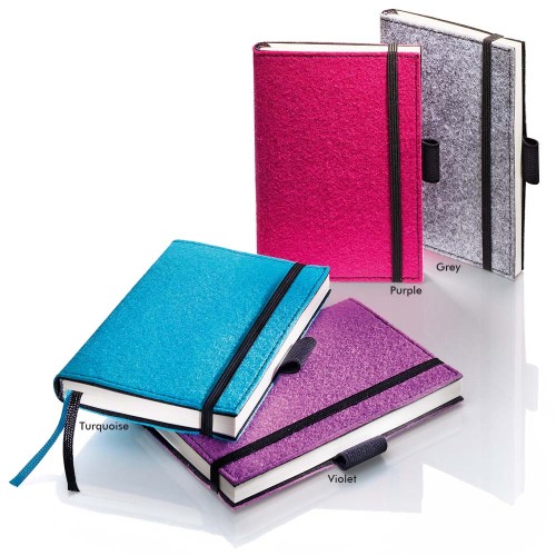 Sigel Conceptum Softcover Felt Notebook A6 Plain