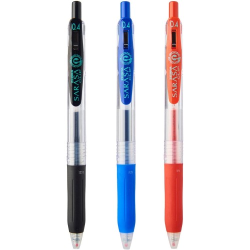 Zebra Sarasa Clip Gel Ink Pen 0.4mm Retractable