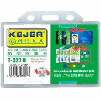 Kejea Staff Card Holder T-327H Double Rigid (85 x 55mm)