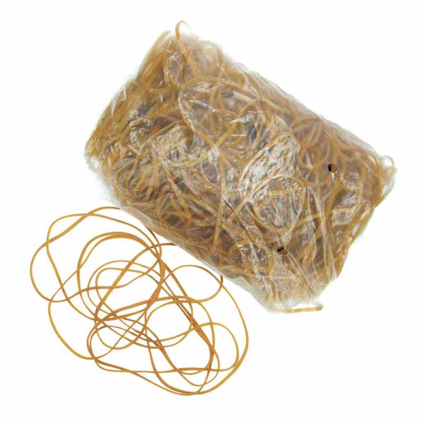 Rubber Bands (3 x 1 x 160mm) Natural